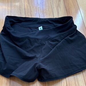 90 Degree By Reflex Black Athletic Shorts Lined Running Athletic Sz L
